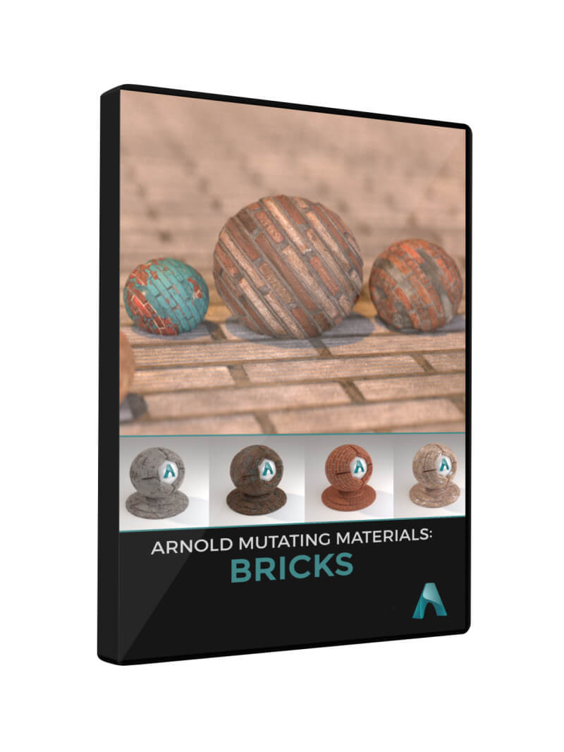 Arnold Mutating Materials Bricks