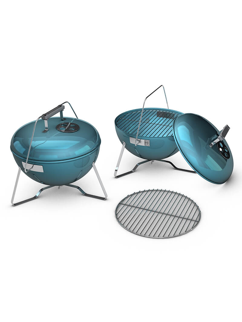 Free Cinema 4D 3D Barbecue Model Freebie