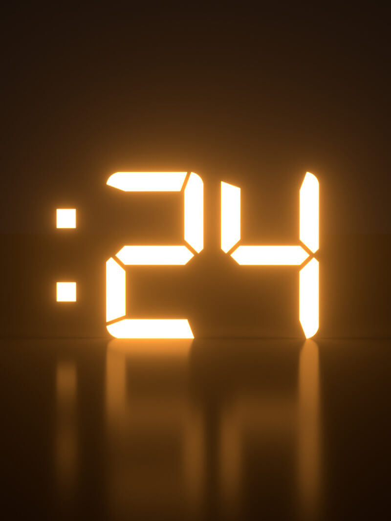 Free C4D 3D Digital Clock Countdown Project File