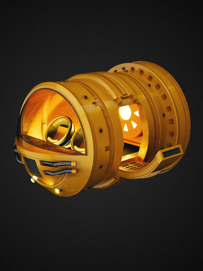 Free Cinema 4D Maxon 3D Space Console Model