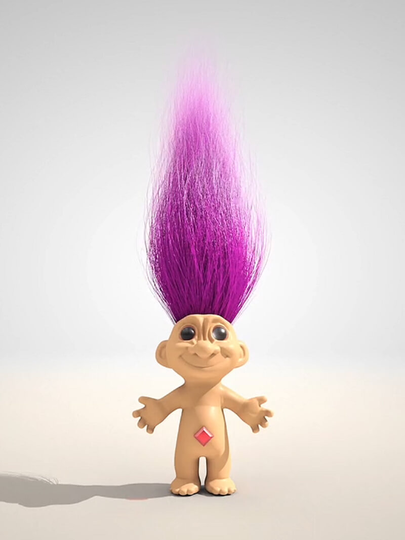 Free Cinema 4D 3D Model Troll Doll