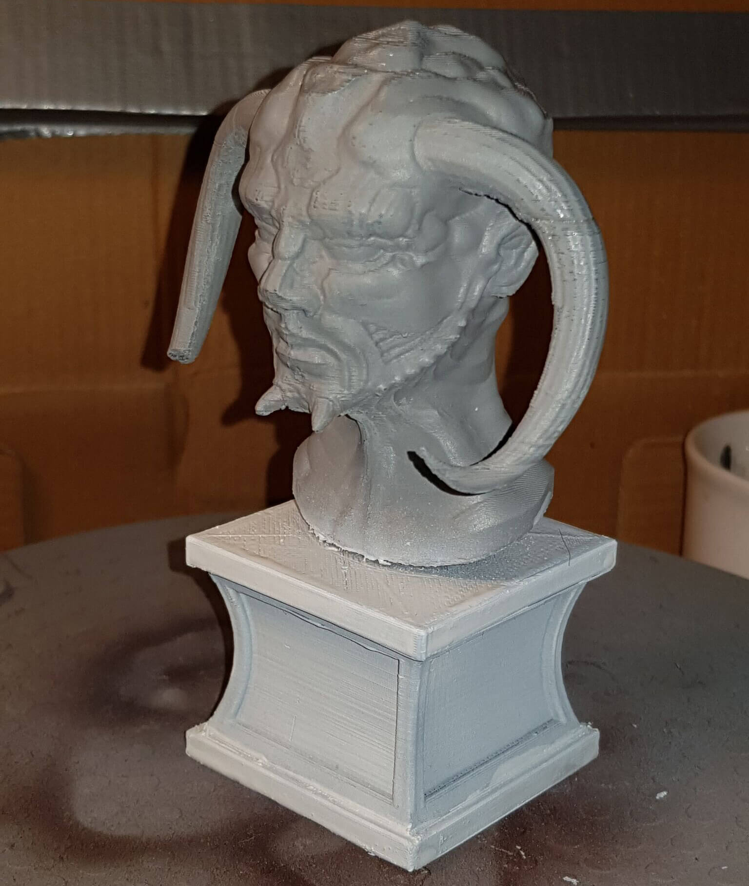 Free Cinema 4D 3D Model Underworld Bust Sculpt 3D Print