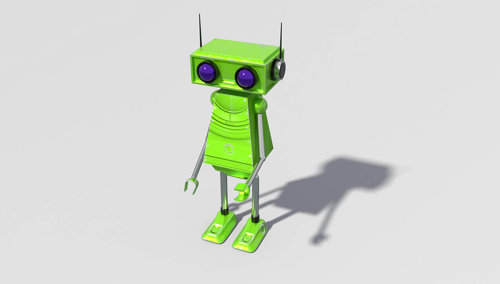 Free Cinema 4D 3D Model Robot The Pixel Lab