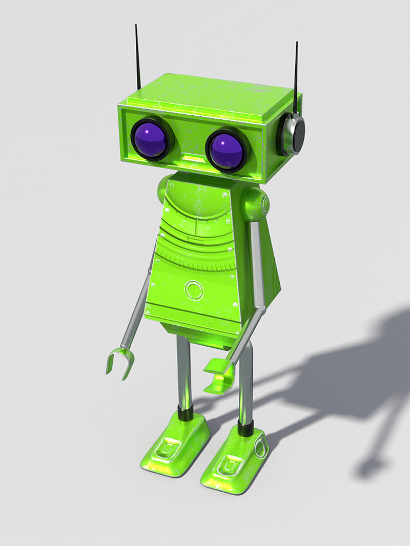 Free C4D Cinema 4D Model Robot