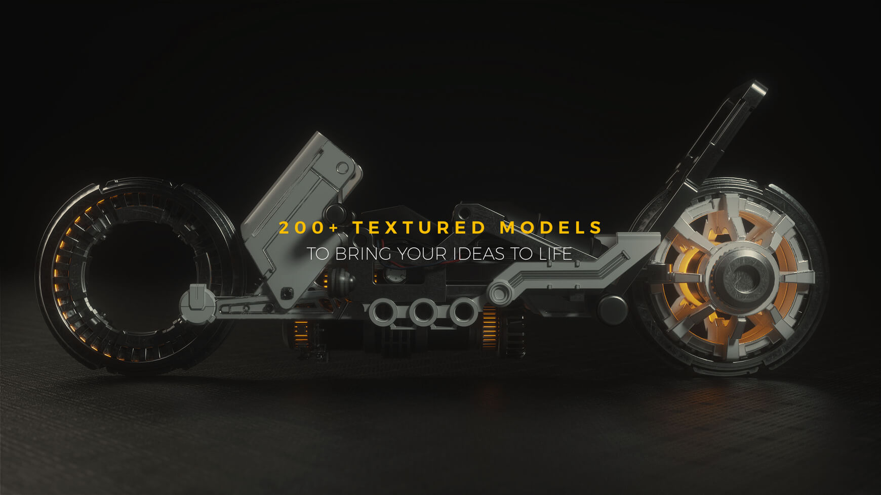 Hard Surfaces Pack for Cinema 4D Octane Kitbash