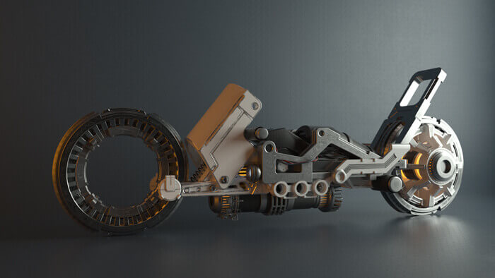 Hard Surfaces Pack for Cinema 4D Octane Kitbash