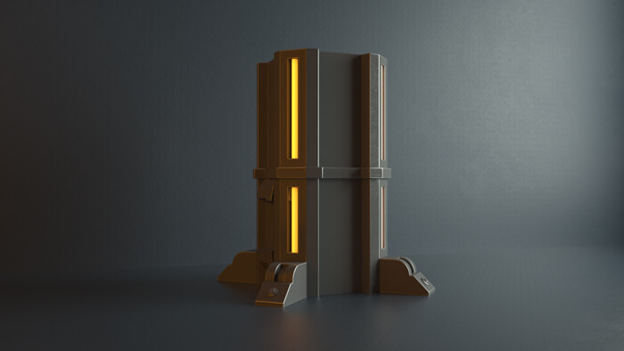 Hard Surfaces Kitbash 3D Pack for Cinema 4D and Element 3D