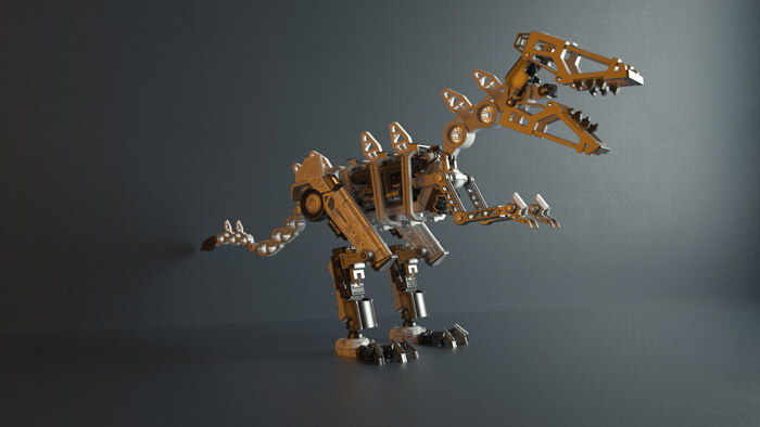 Hard Surfaces Pack for Octane Cinema 4D Server Room Scene