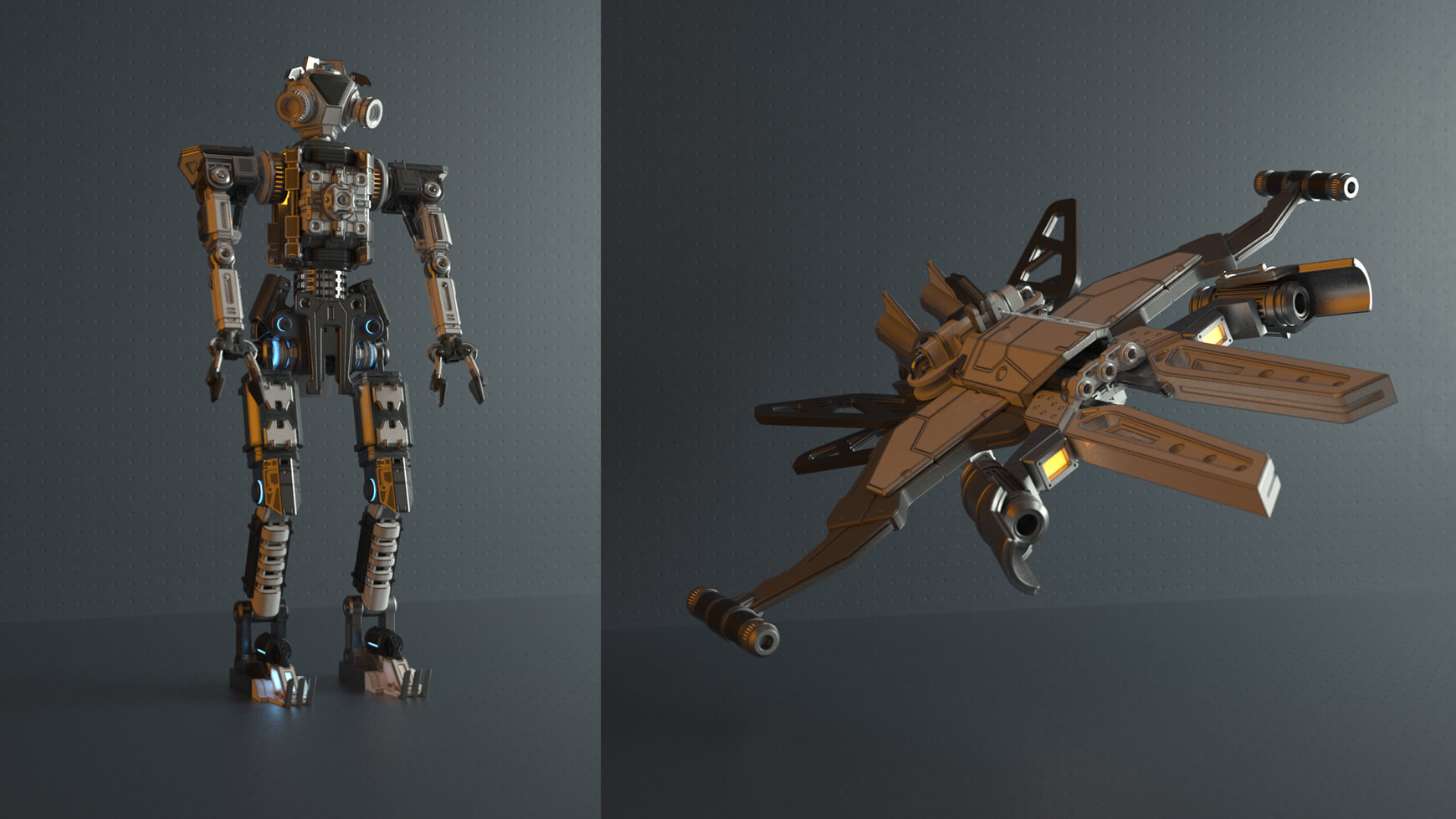 Hard Surfaces Pack for Cinema 4D Octane Kitbash
