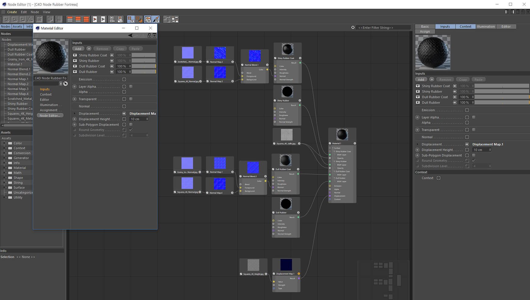 Cinema 4D R20 Uber Node Material Pack 1