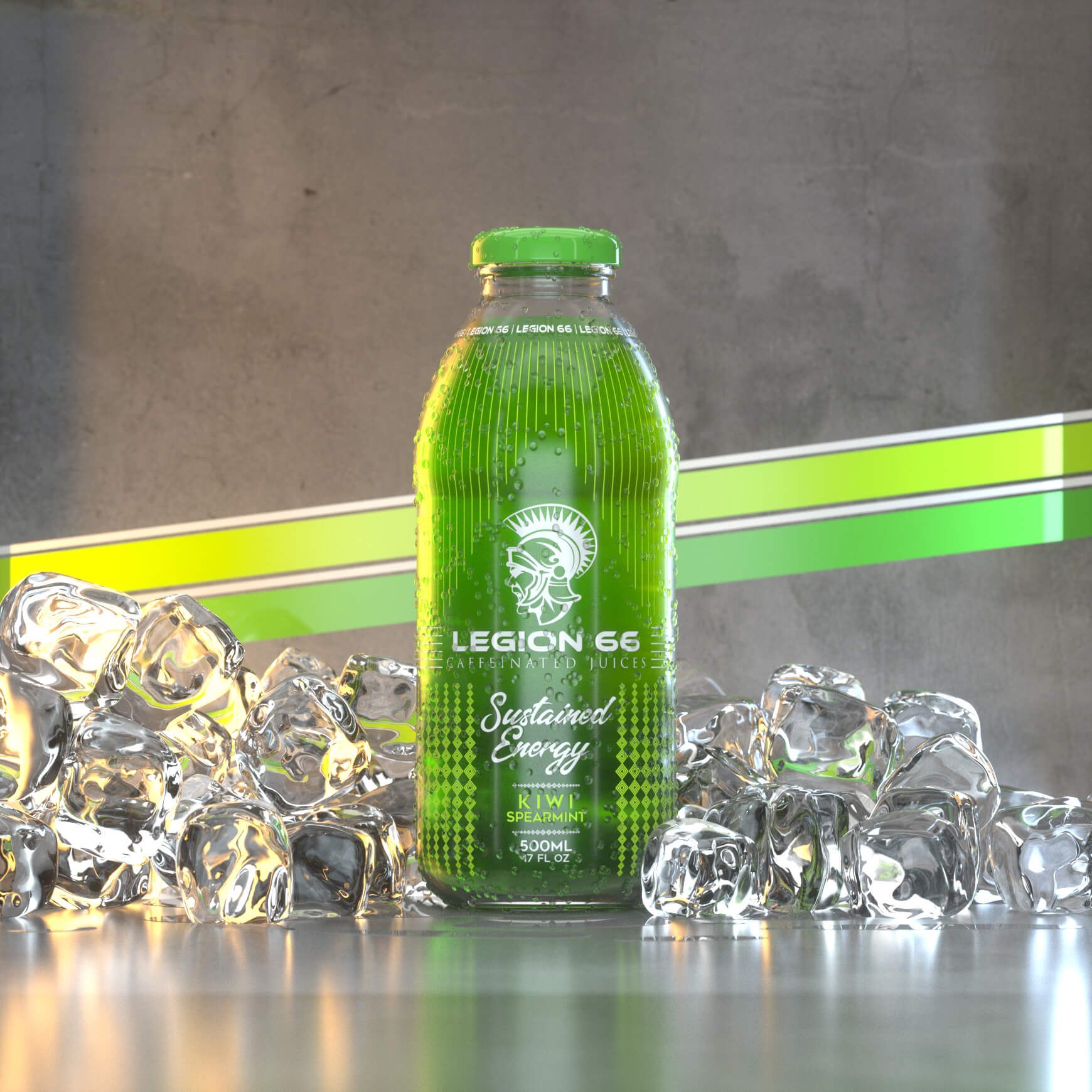 Free Cinema 4D 3D Model Bottle Beverage Studio Scene