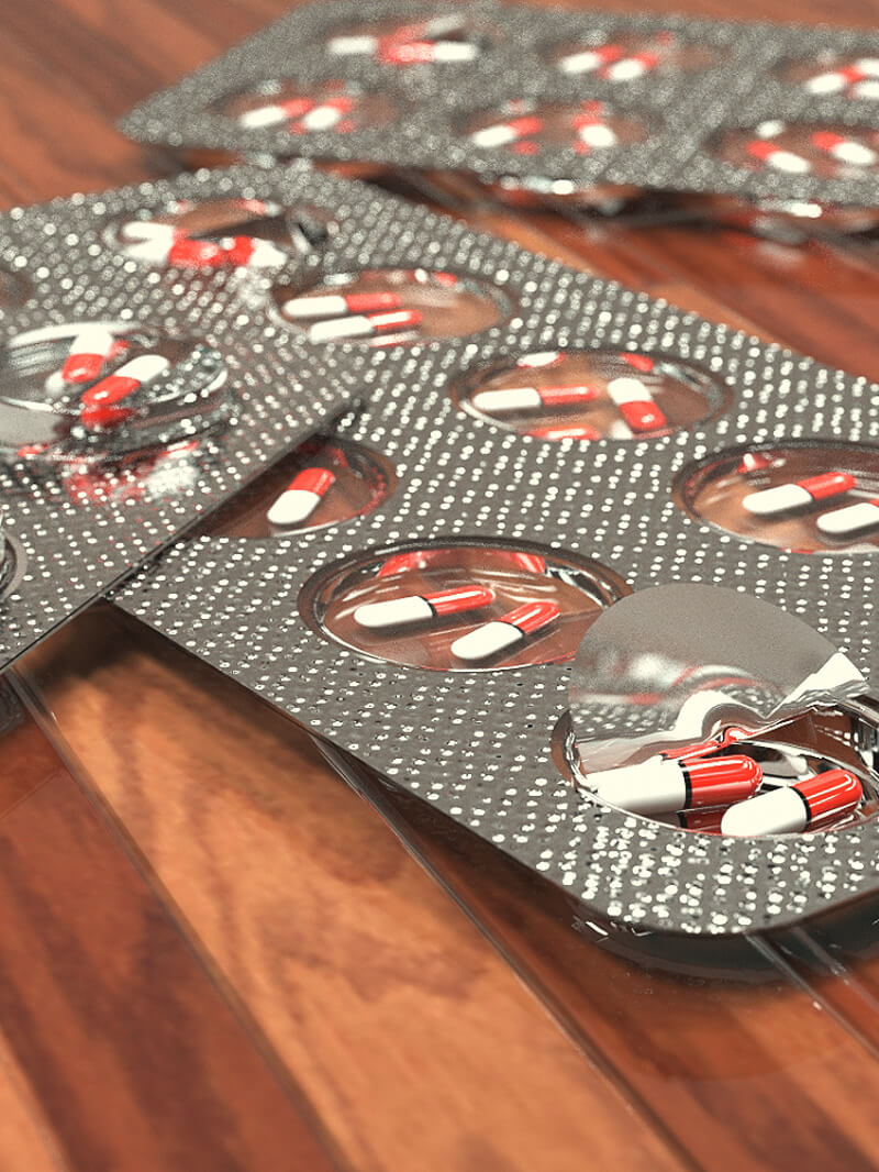 Free Cinema 4D 3D Model Pills Pack