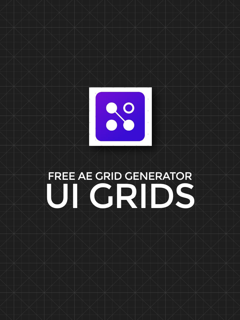Free Adobe After Effects UI Grids Generator AE Preset Plugin