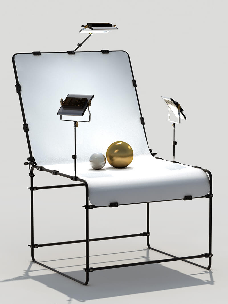 Free Cinema 4D 3D Model Still Life Studio Manfrotto