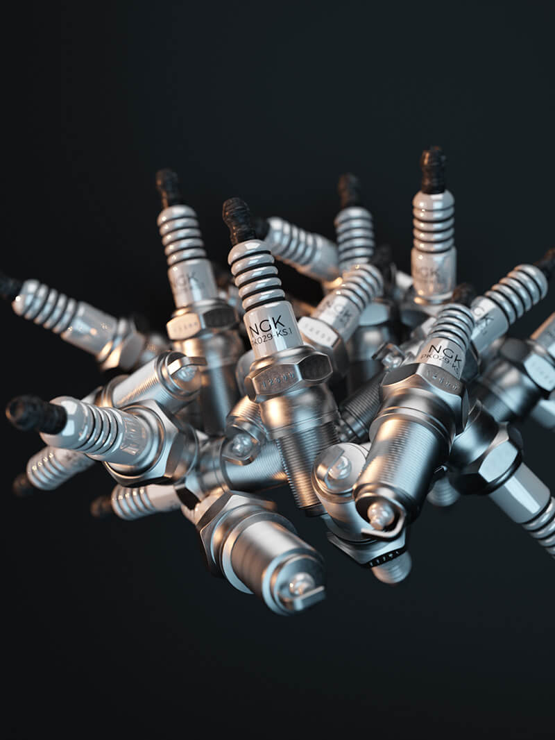 Free Cinema 4D 3D Model Spark Plug