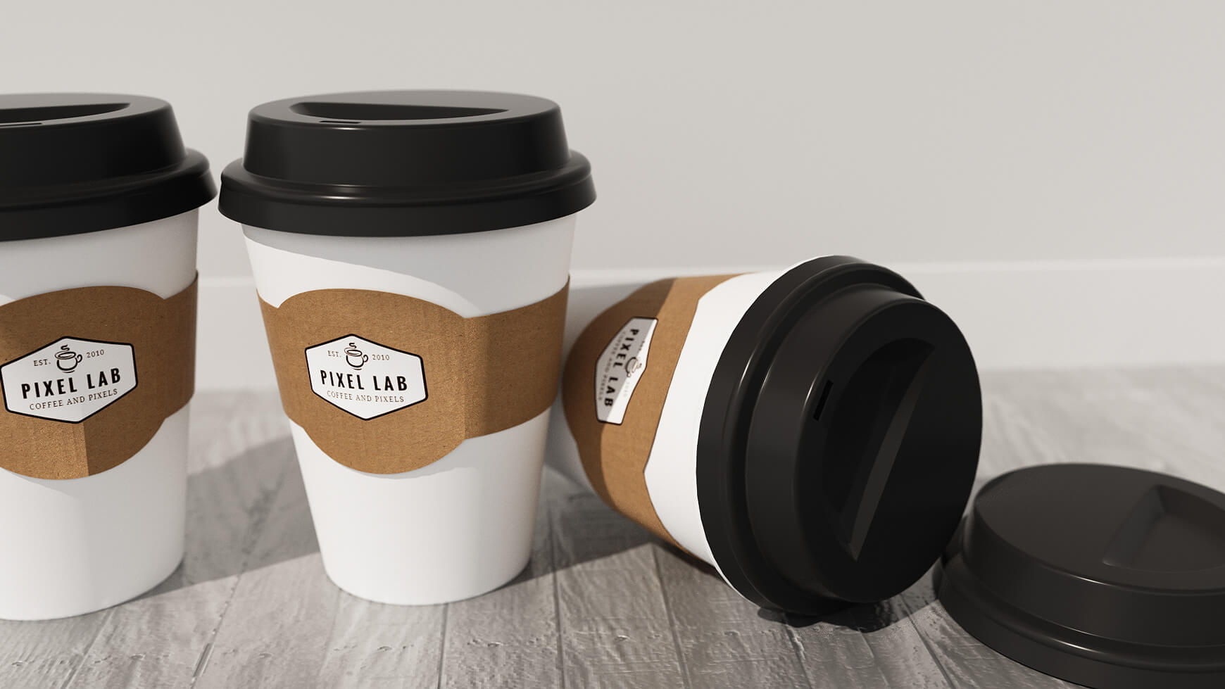 Free Cinema 4D 3D Model Paper Coffee Cup