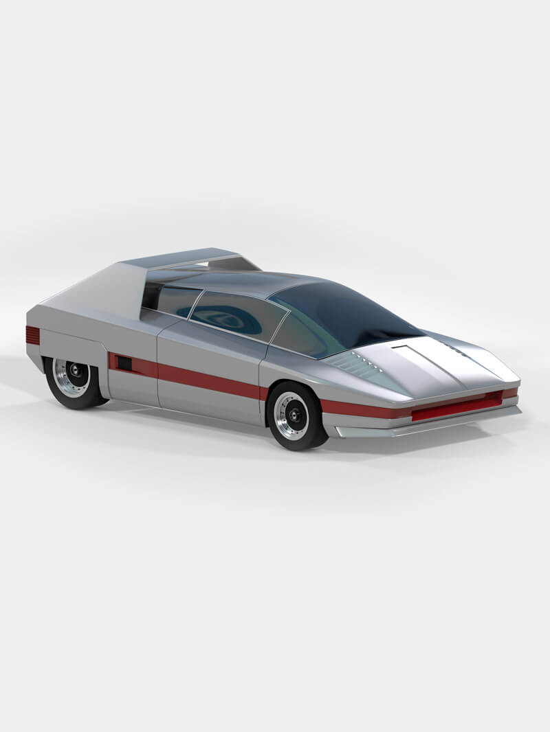 Free Cinema 4D 3D Model Alfa Romeo Navajo Concept Car
