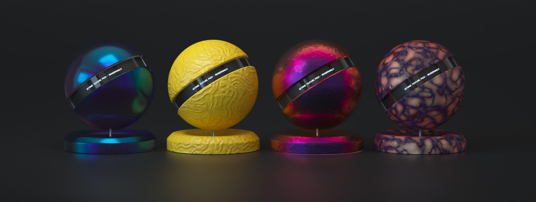 Octane Texture Material Pack 3 Procedural Edition