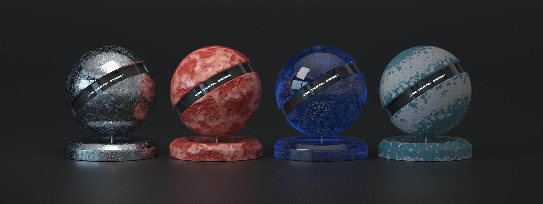Octane Texture Material Pack 3 Procedural Edition