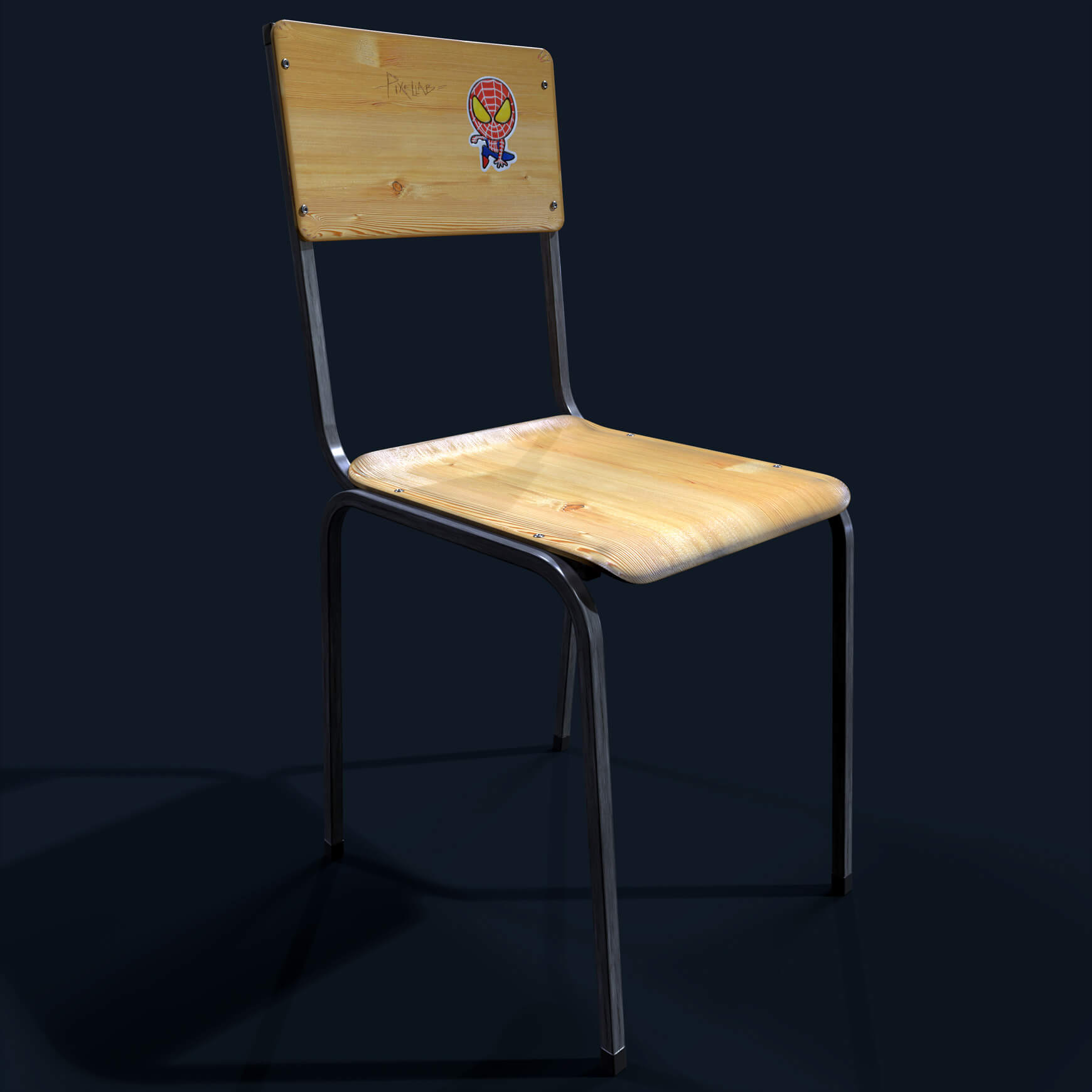 Free Cinema 4D 3D Model Chair