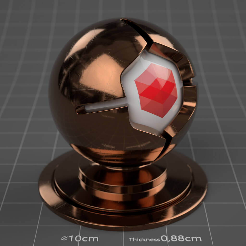 04_RS_Copper_Polished_Scratched_Moderate_4K_Redshift_Cinema_4D_Material