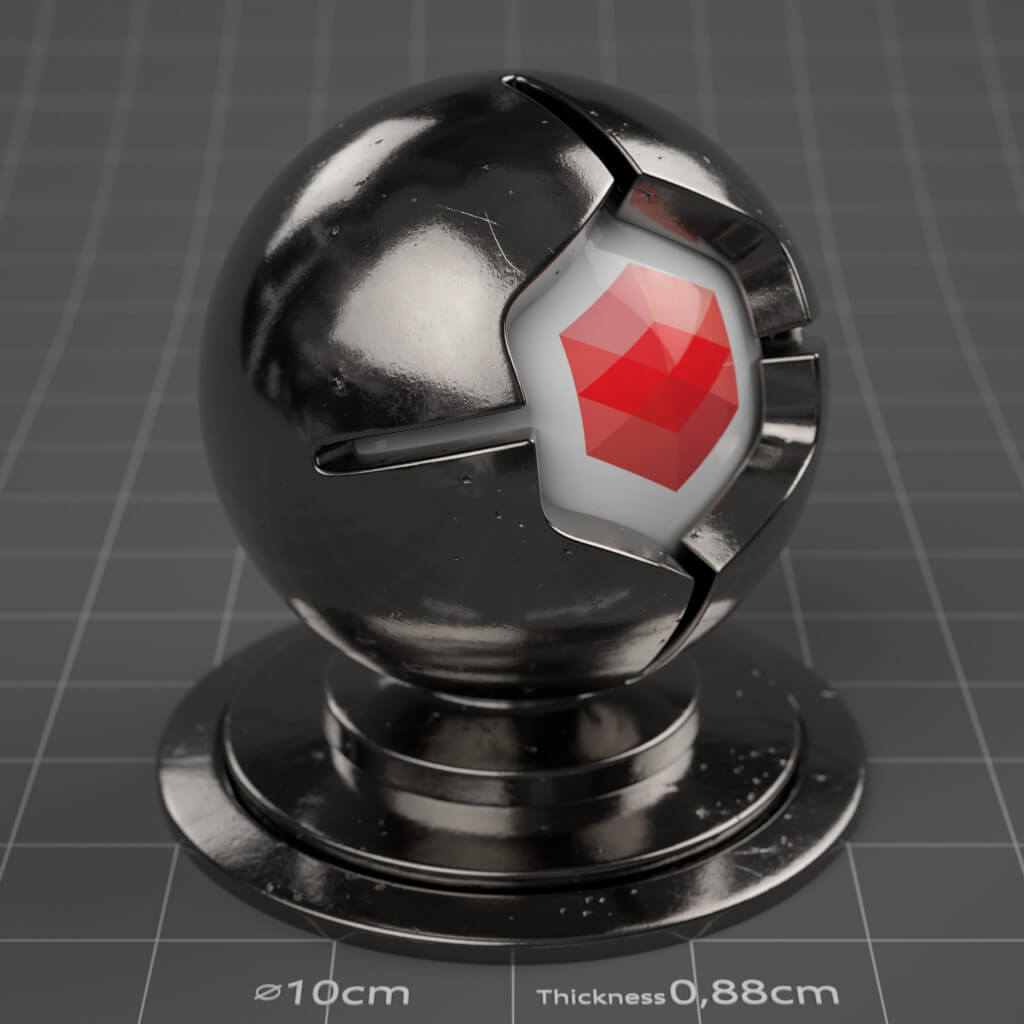 06_RS_Iron_Polished_Damaged_Slight_4K_Redshift_Cinema_4D_Material