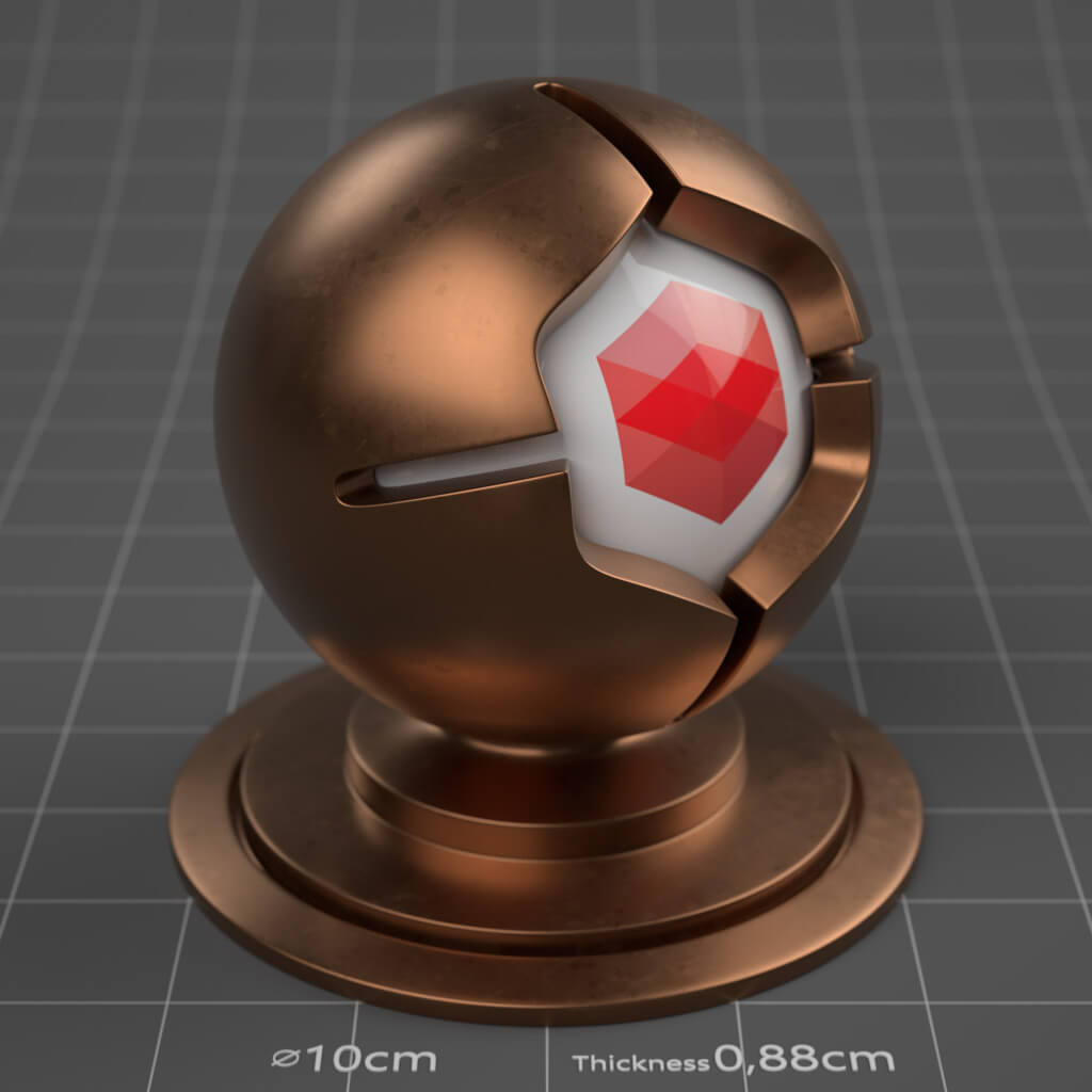 10_RS_Copper_Natural_Scratched_Slight_4K_Redshift_Cinema_4D_Material