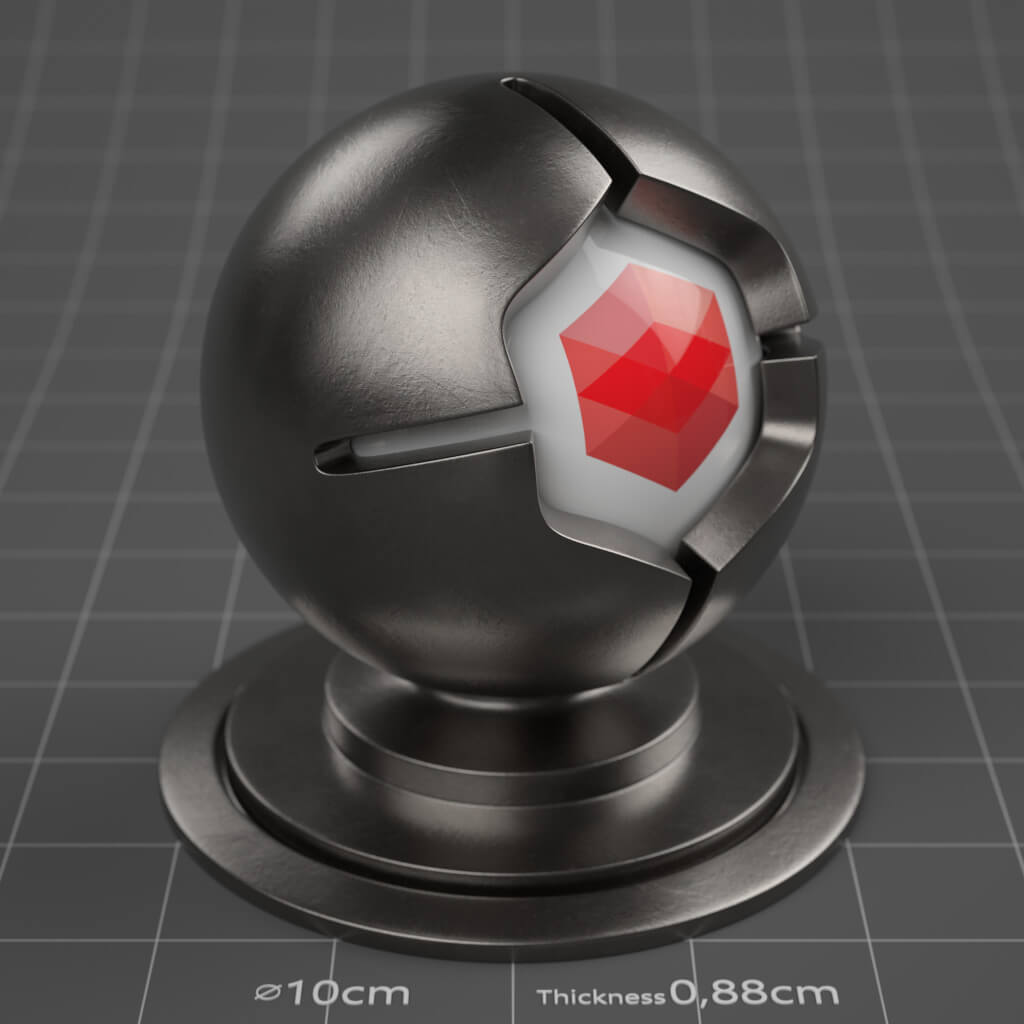 10_RS_Iron_Natural_Scratched_Slight_4K_Redshift_Cinema_4D_Material