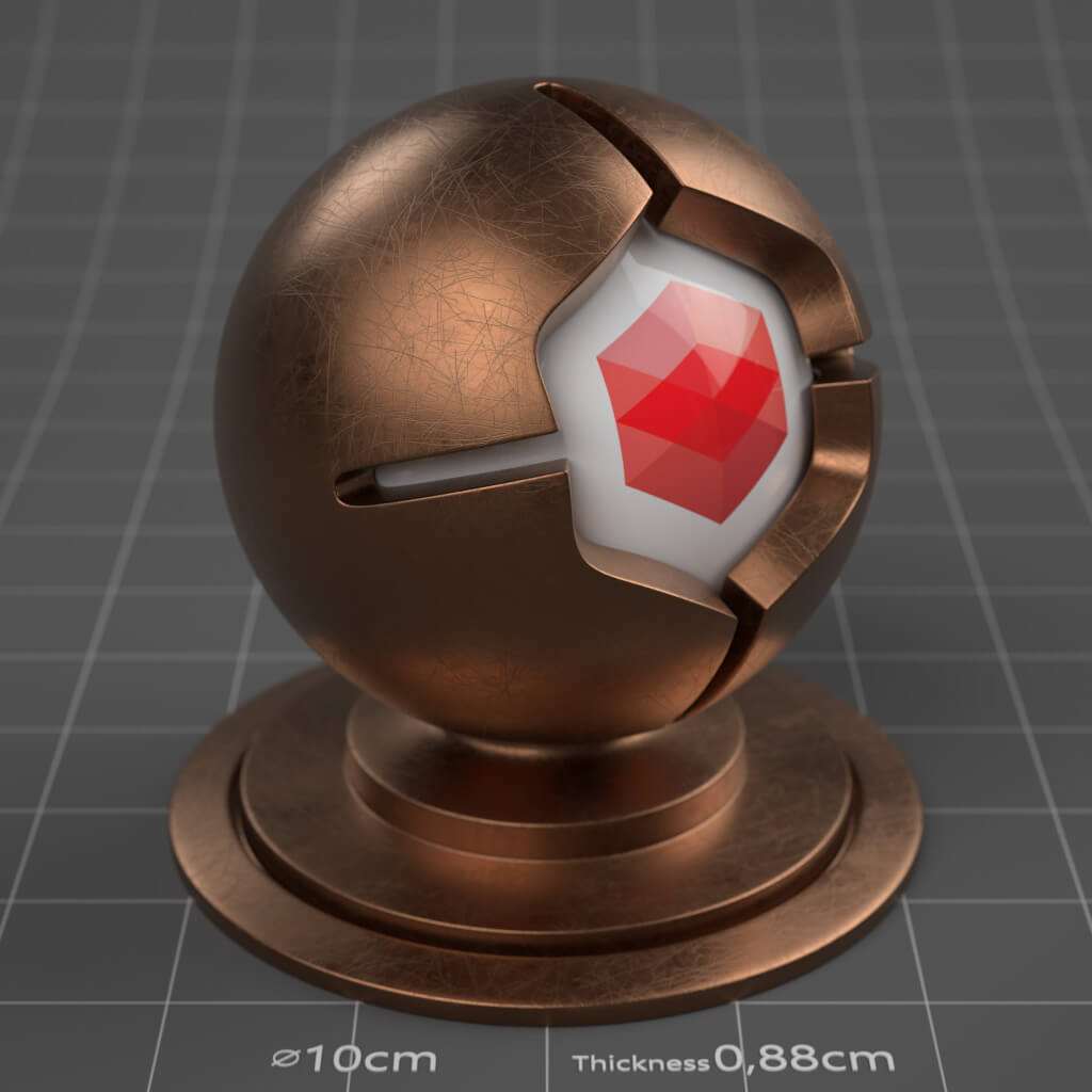 12_RS_Copper_Natural_Scratched_Heavy_4K_Redshift_Cinema_4D_Material
