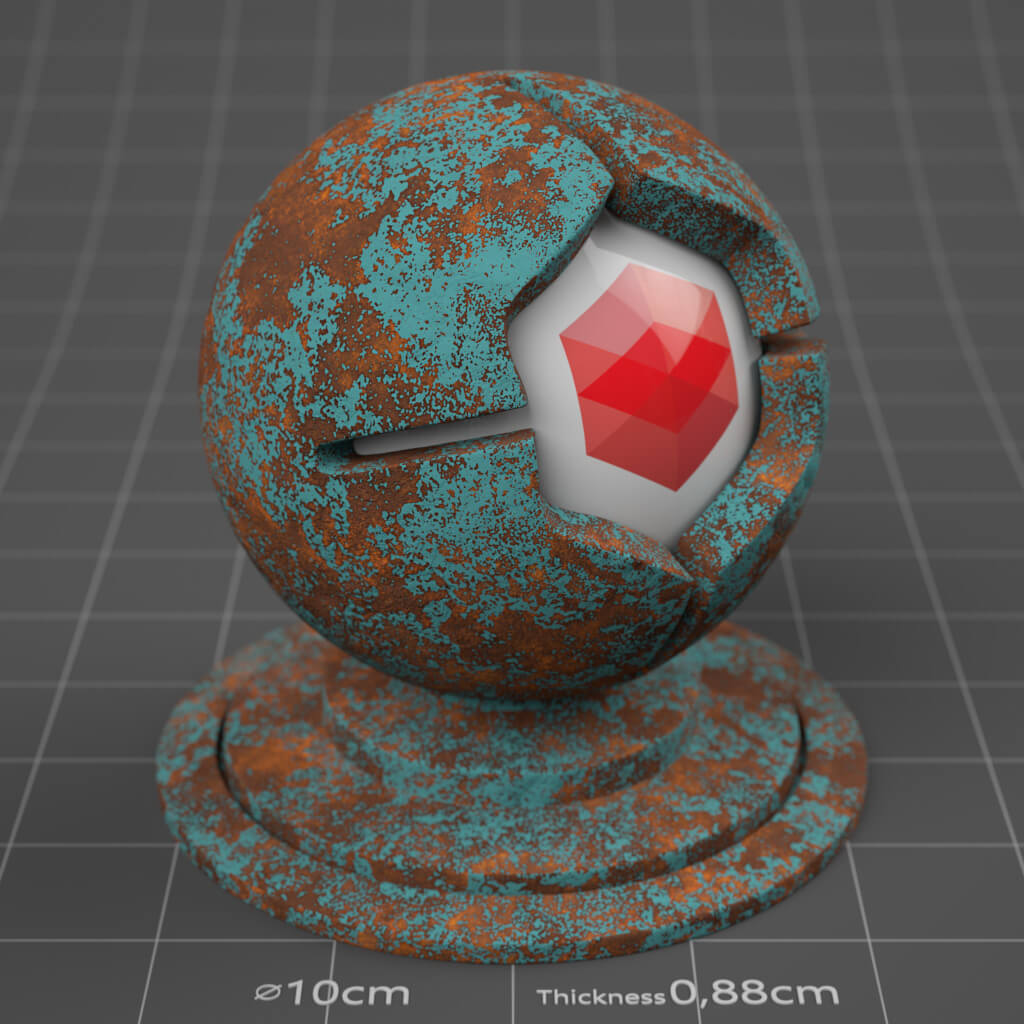 25_RS_Iron_Painted_Chipped_Heavy_4K_Redshift_Cinema_4D_Material