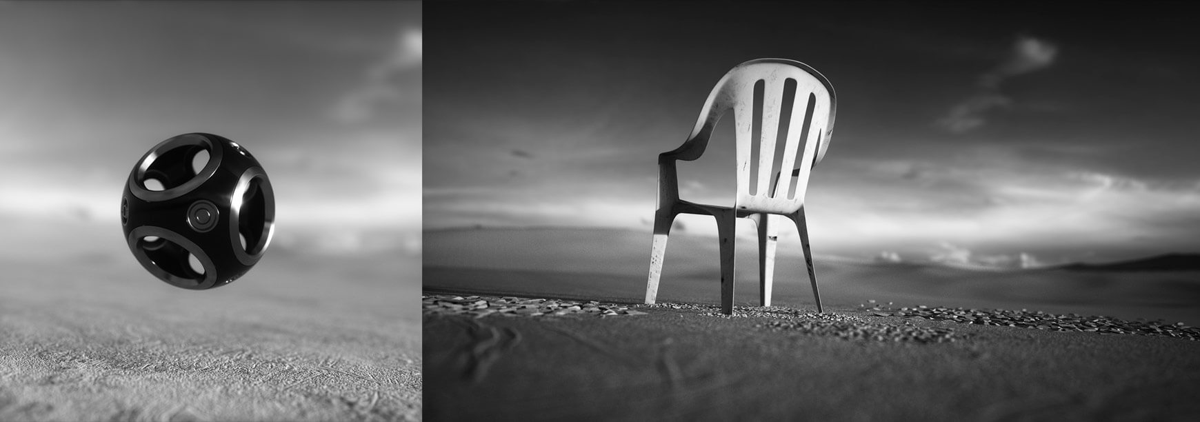 Cinema 4D Octane Lighting Essentials Volume 2 Black and White Photo Real Landscape