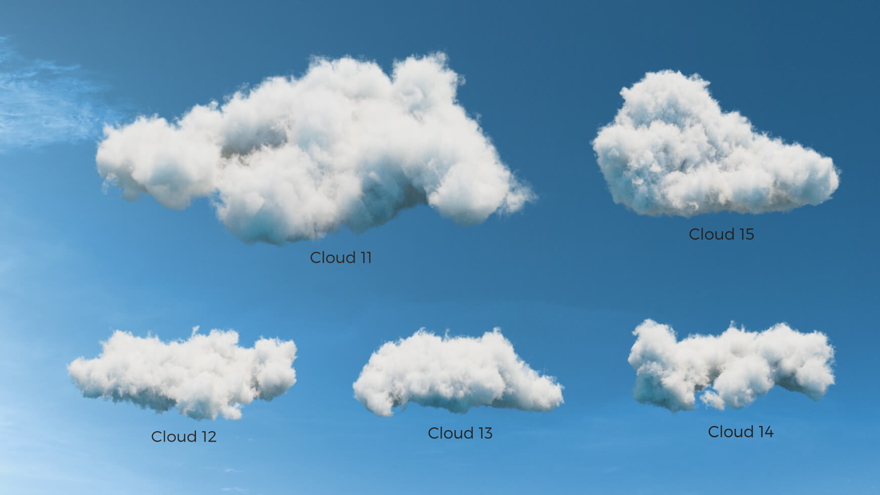 VDB Clouds Pack Octane Redshift Arnold Cinema 4D