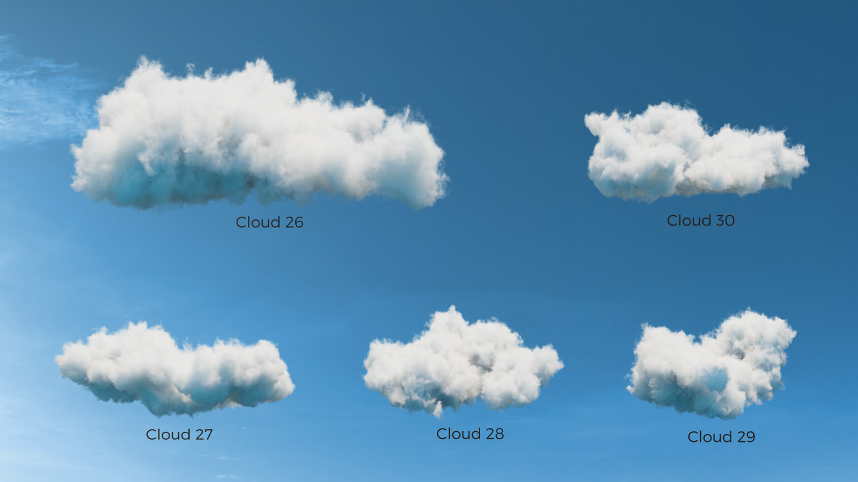VDB Clouds Pack Octane Redshift Arnold Cinema 4D