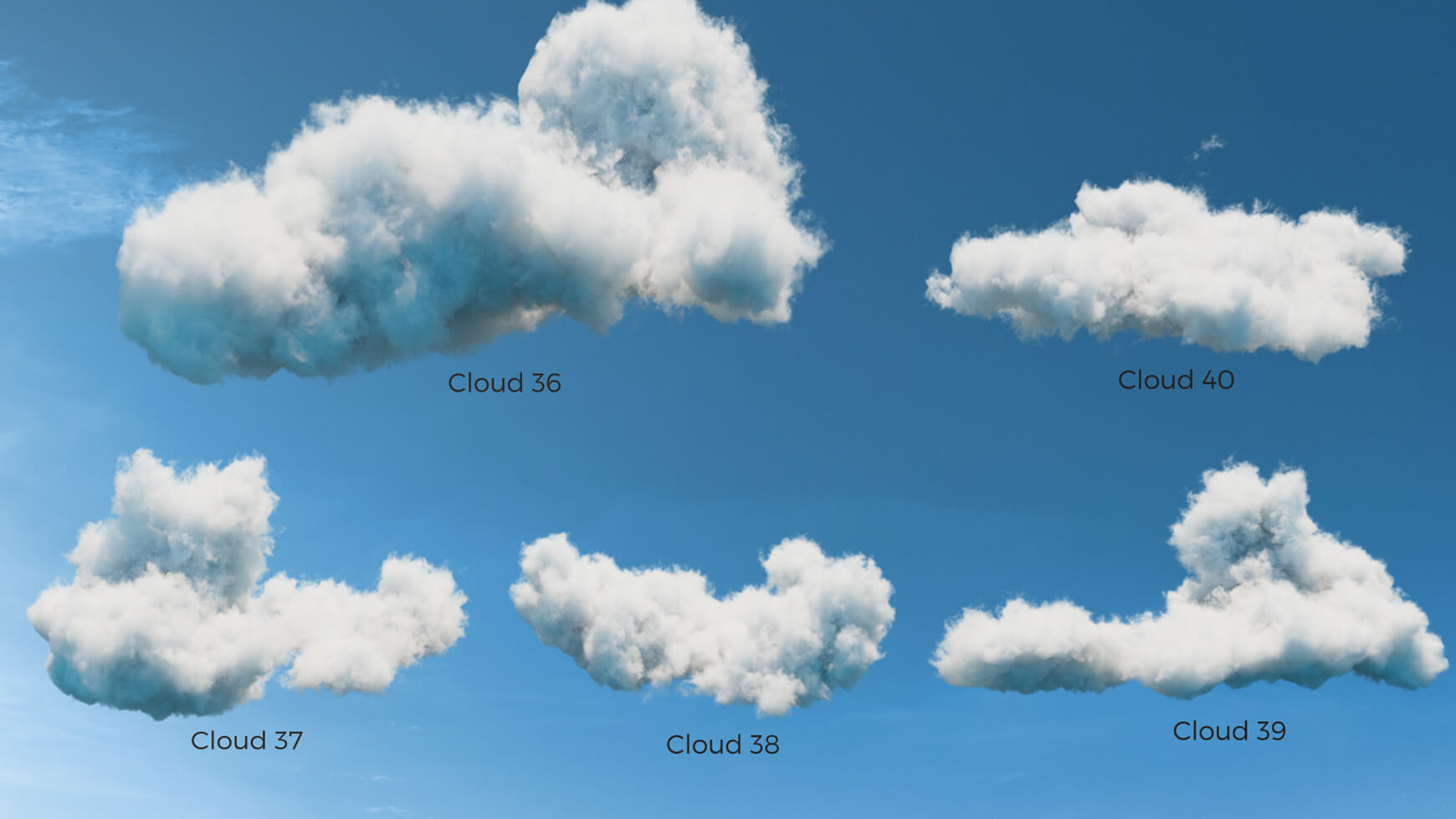 VDB Clouds Pack Octane Redshift Arnold Cinema 4D