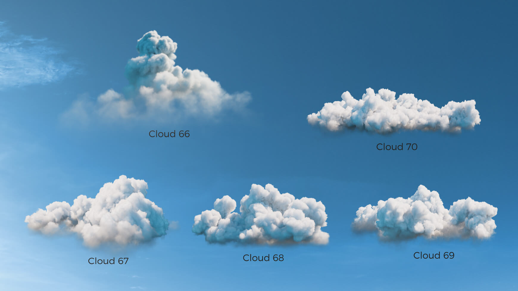 VDB Clouds Pack Octane Redshift Arnold Cinema 4D