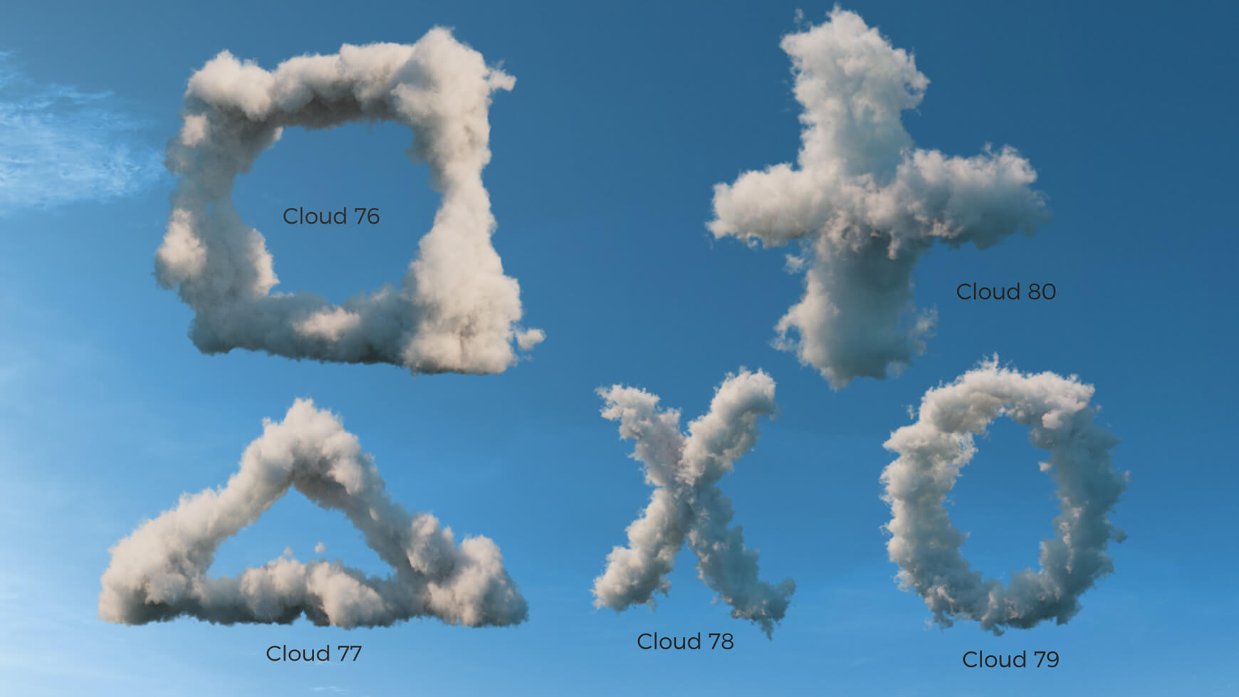 VDB Clouds Pack Octane Redshift Arnold Cinema 4D