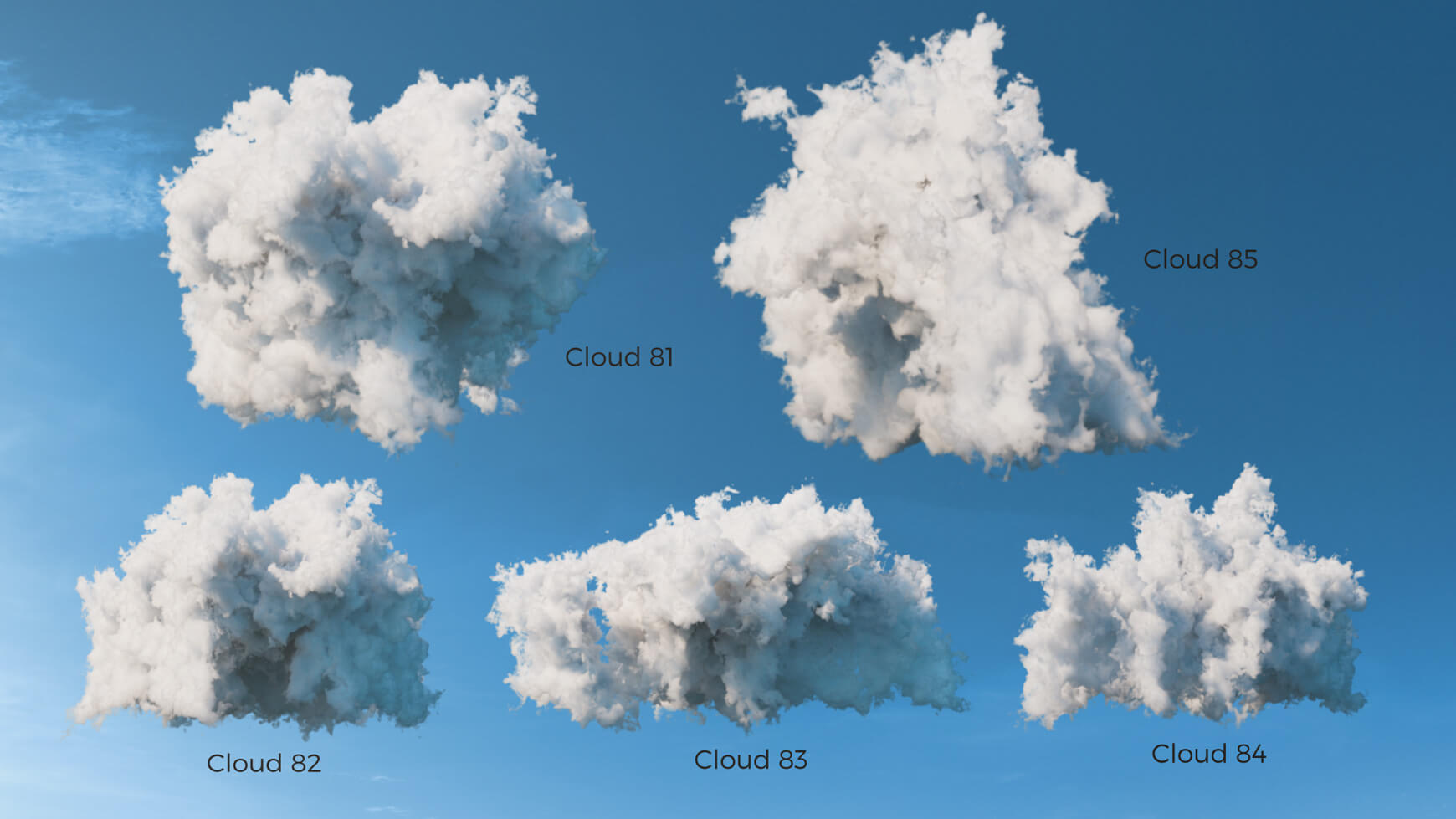VDB Clouds Pack Octane Redshift Arnold Cinema 4D