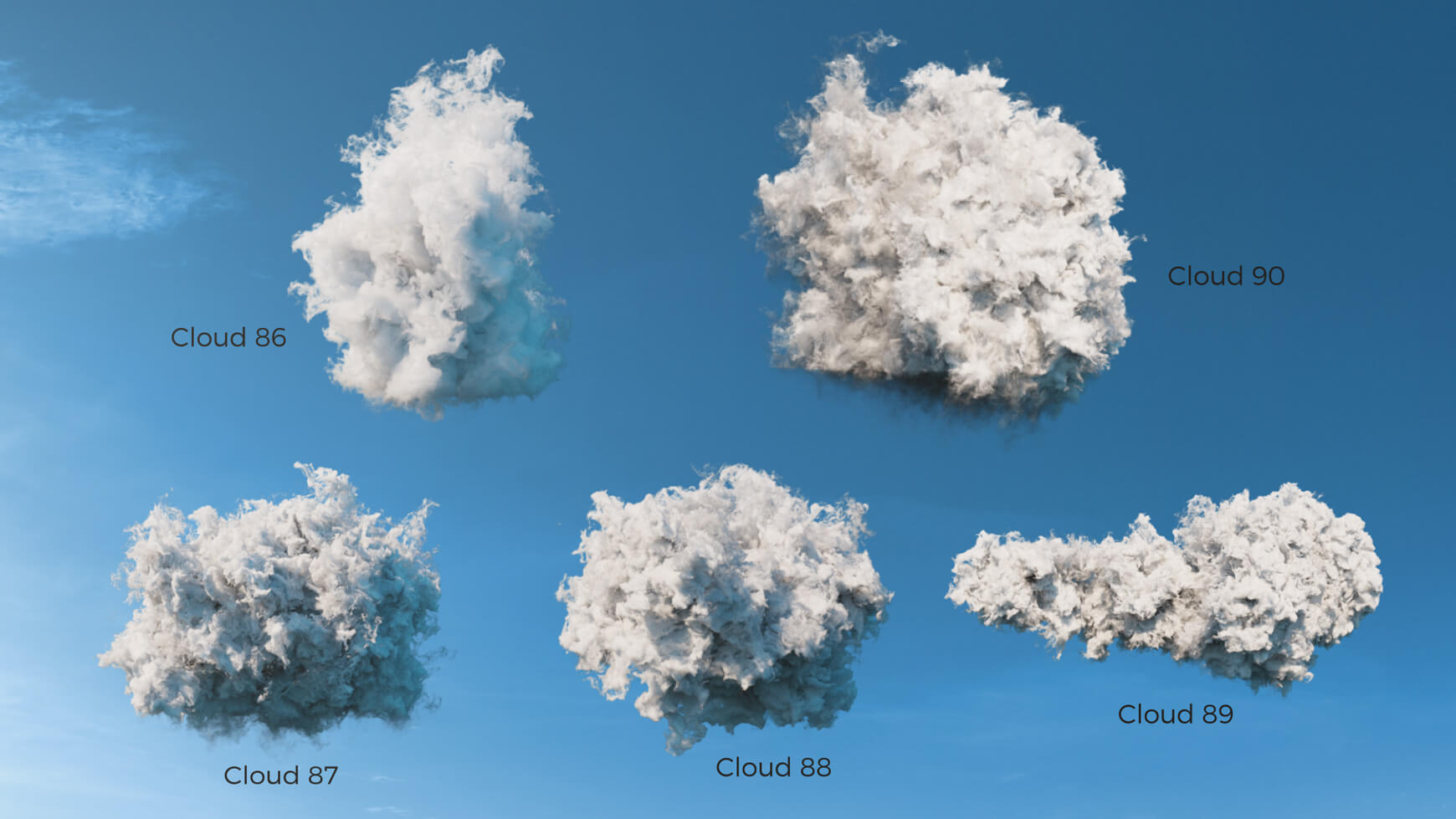 VDB Clouds Pack Octane Redshift Arnold Cinema 4D
