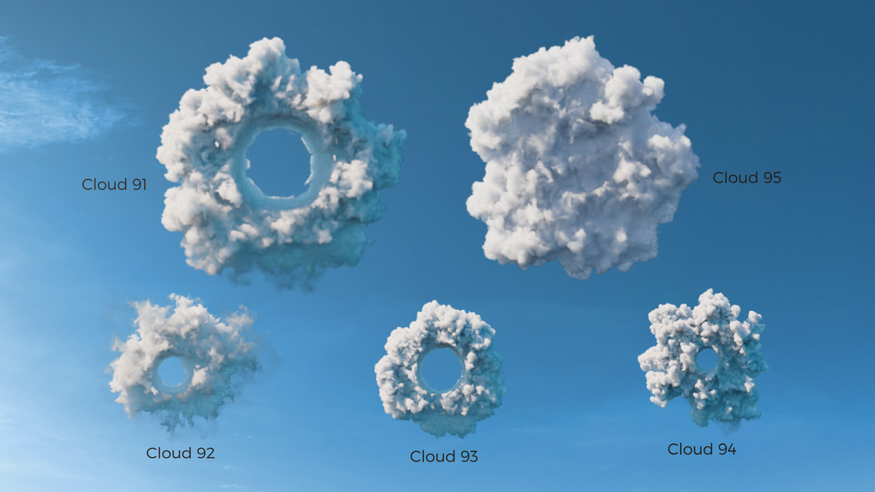 VDB Clouds Pack Octane Redshift Arnold Cinema 4D