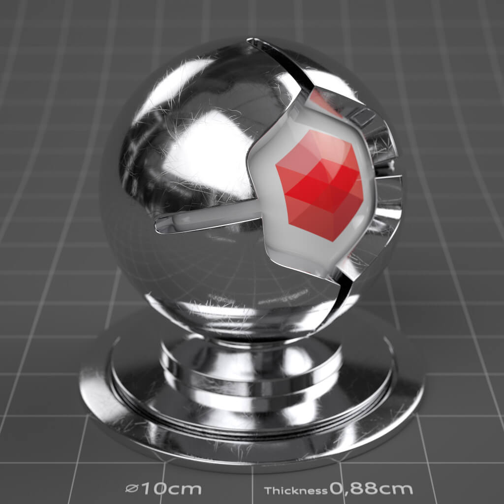 04_RS_Aluminum_Polished_Scratched_Moderate_4K_Redshift_Cinema_4D_Material