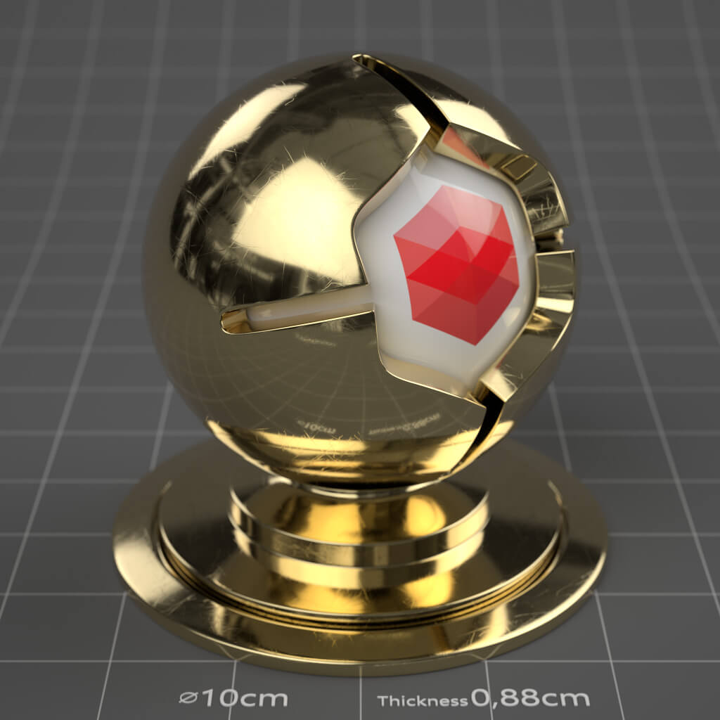 04_RS_Brass_Polished_Scratched_Moderate_4K_Redshift_Cinema_4D_Material
