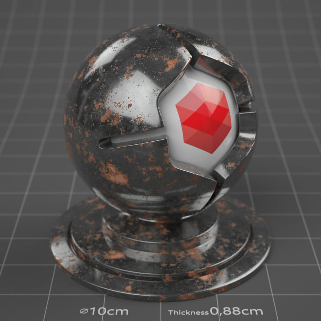 06_RS_Chrome_Rusted_Moderate_4K_Redshift_Cinema_4D_Material