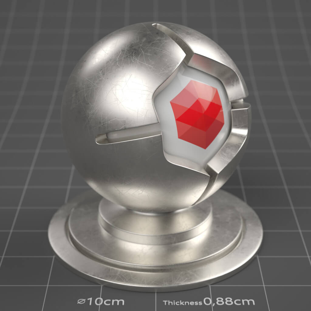 11_RS_Silver_Natural_Scratched_Moderate_4K_Redshift_Cinema_4D_Material