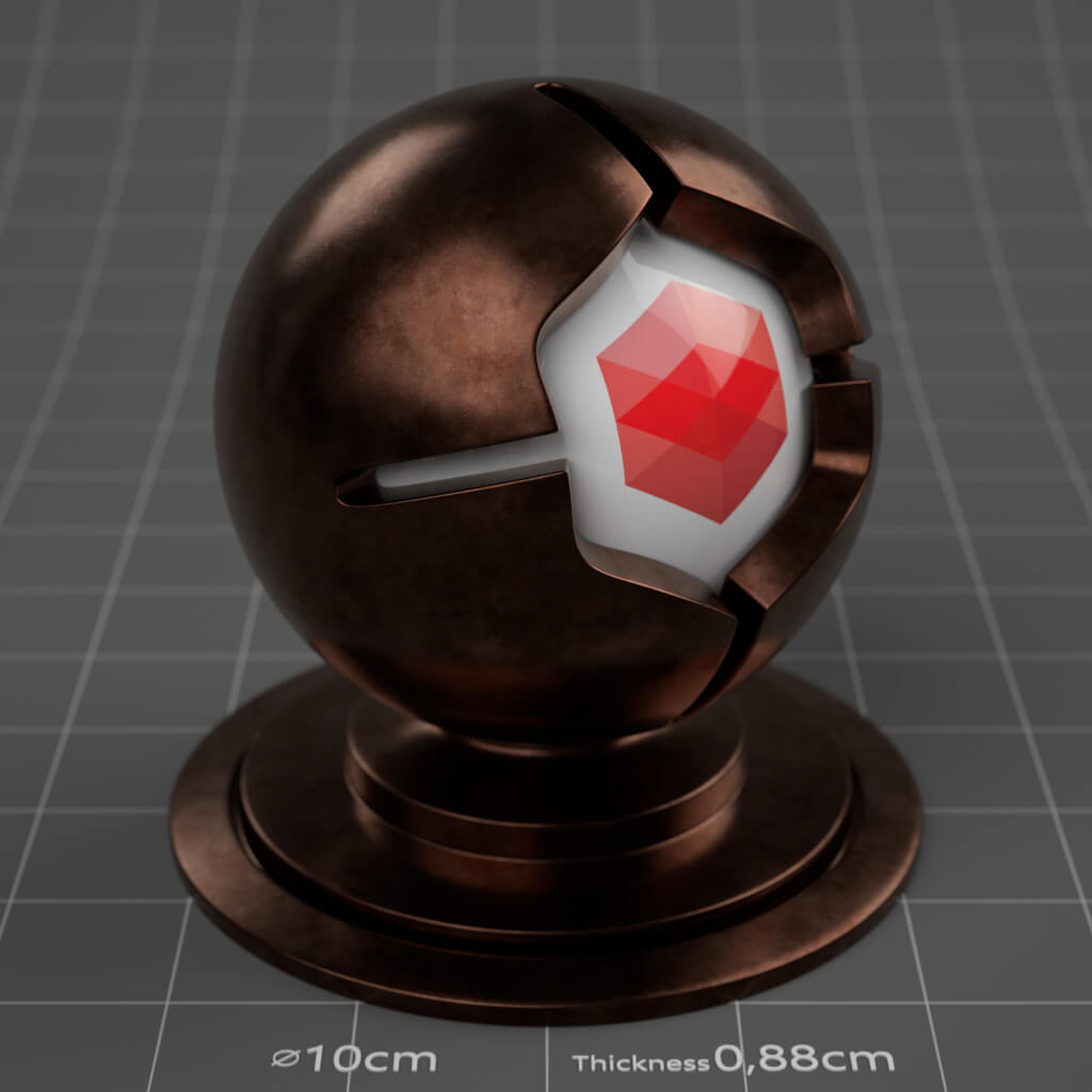 14_RS_Steel_Oil_Rubbed_Finish_4K_Redshift_Cinema_4D_Material