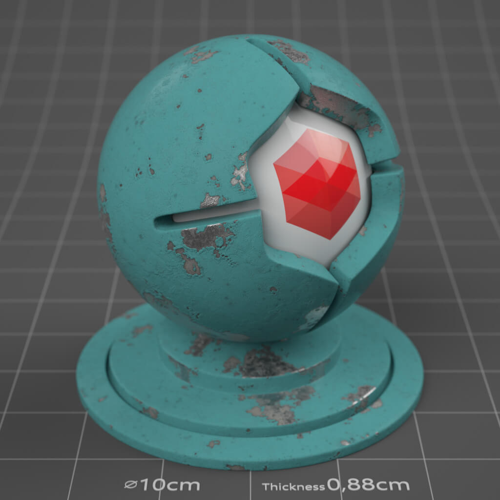 18_RS_Aluminum_Painted_Peeling_Moderate_4K_Redshift_Cinema_4D_Material