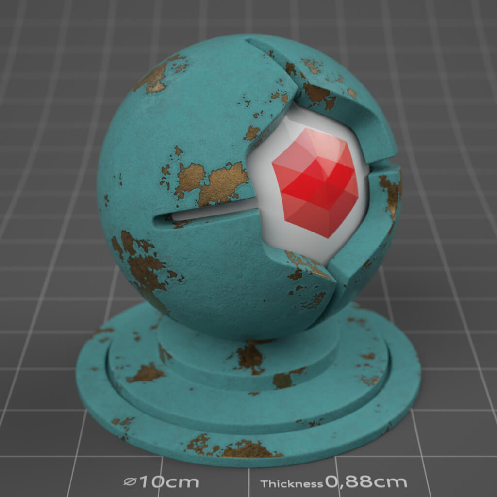 18_RS_Bronze_Painted_Peeling_Moderate_4K_Redshift_Cinema_4D_Material