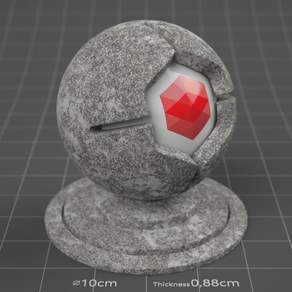 23_RS_Aluminum_Corroded_Full_4K_Redshift_Cinema_4D_Material