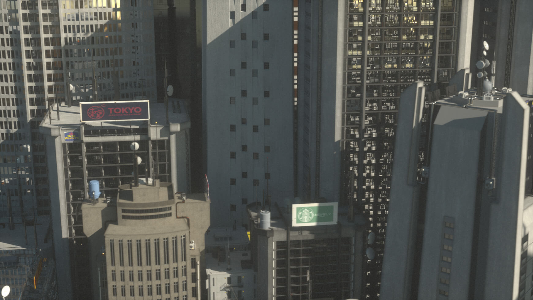Modern Cityscape Collection Cinema 4D Octane Redshift Building Kitbash Skyscraper
