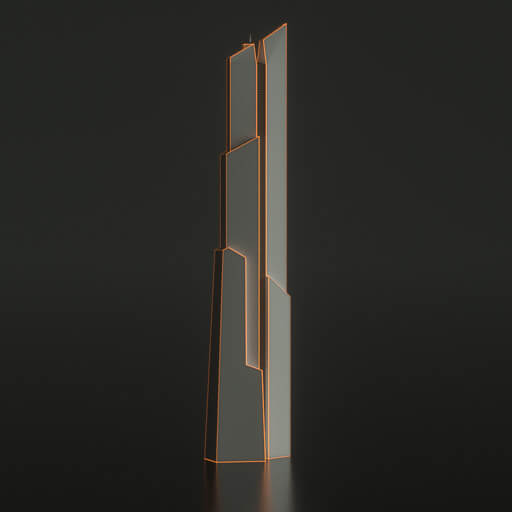 Modern Cityscape Collection Cinema 4D Octane Redshift Building Kitbash Skyscraper