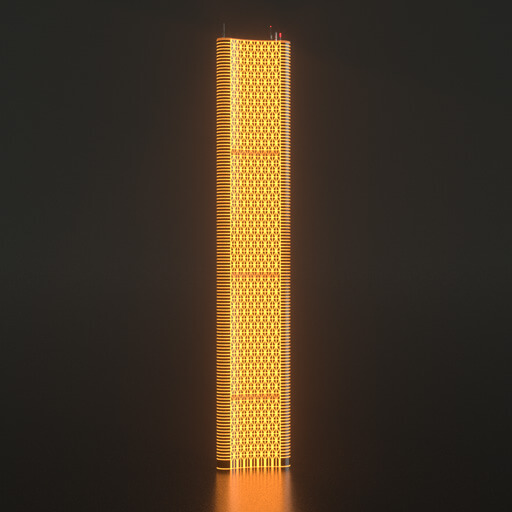 Modern Cityscape Collection Cinema 4D Octane Redshift Building Kitbash Skyscraper